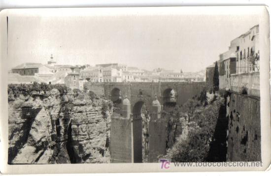 Fotograf&iacute;a antigua: FOTOGRAFIA DE RONDA A&Ntilde;O 1926