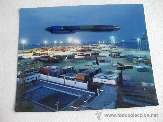 Fotograf&iacute;a antigua: FOTOGRAFIA DEL MUELLE DE CONTENEDORES DE ROTA - CADIZ A&Ntilde;OS 70