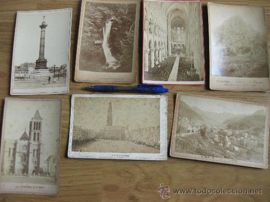 Fotograf&iacute;a antigua: LOTE DE FOTOGRAFIAS DE FRANCIA - FINALES S XIX PRINCIPIOS DEL XX