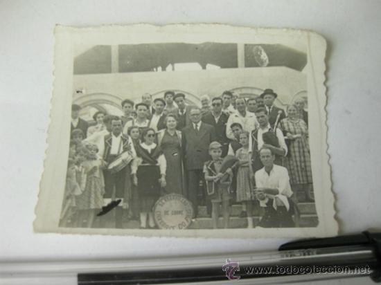 Fotograf&iacute;a antigua: FOTOGRAFIA ANTIGUA DEL FRUPO DE GAITEROS OS MARAVILLAS DE CORME - ENXEBRES DO PAIS - A&Ntilde;OS 40 GALICIA