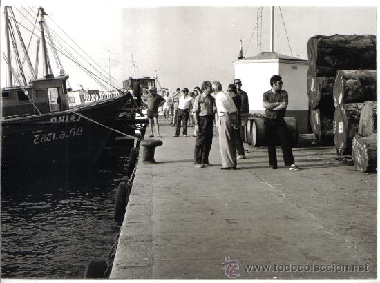 Fotograf&iacute;a antigua: EXTRAORDINARIA FOTOGRAFIA ORIGINAL DE PALAMOS (GERONA) A&Ntilde;OS 60/70