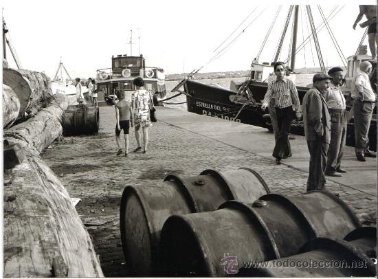Fotograf&iacute;a antigua: EXTRAORDINARIA FOTOGRAFIA ORIGINAL DE PALAMOS (GERONA) A&Ntilde;OS 60/70