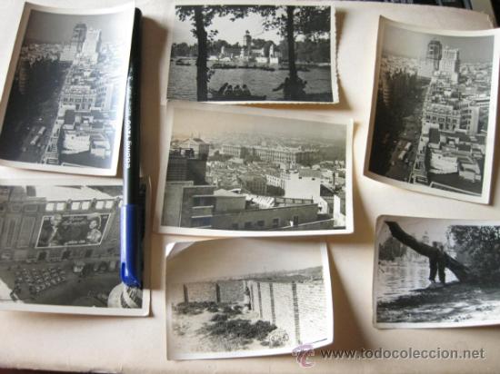 Fotograf&iacute;a antigua: LOTE DE 7 FOTOGRAFIAS DE MADRID DE LOS A&Ntilde;OS 50