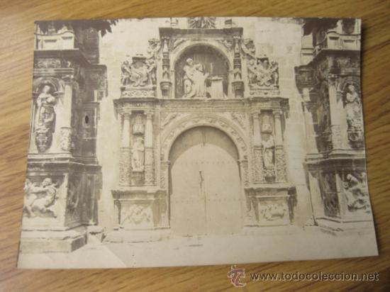 Fotografia antica: FOTOGRAFIA DE PRINCIPIOS DEL S XX DE LA FACHADA O P&Oacute;RTICO DE LA UNIVERSIDAD DE O&Ntilde;ATI - GUPUZCOA