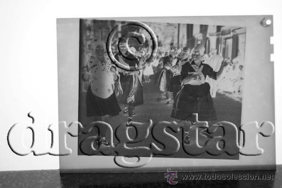 Antique Photography: PLACA FOTOGRAFICA ORIGINAL CRISTAL GRUPO BAILE EN EL PREGO  DE CASTELLON TAMA&Ntilde;O 6X9