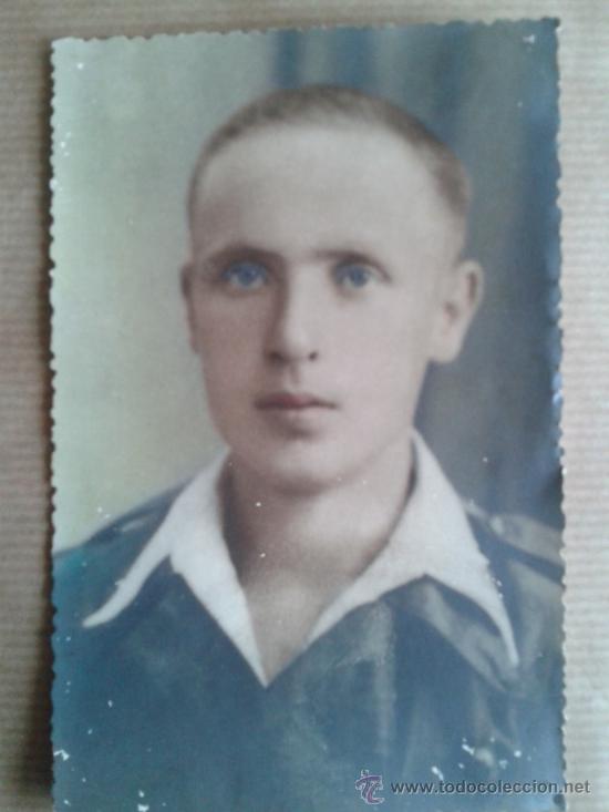 Fotograf&iacute;a antigua: FOTOGRAFIA DIVISION POSTAL SOLDADO COLOREADO, POSIBLEMENTE REGULARES DE MELILLA