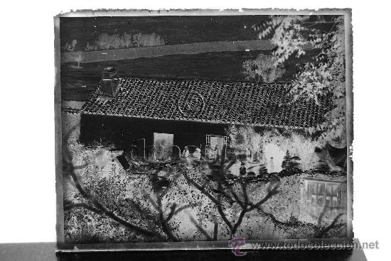 Antique Photography: PLACA FOTOGRAFICA ORIGINAL CRISTAL CASERON EN LAS AFUERAS DE CASTELLON