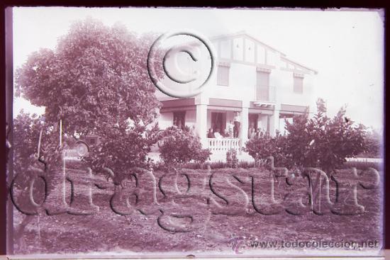 Fotografia antica: PLACA FOTOGRAFICA ORIGINAL CRISTAL TAMA&Ntilde;O 10X15 MASET DE LA EPOCA EN CASTELLON
