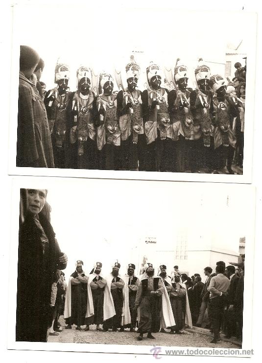 Fotograf&iacute;a antigua: Moros y Cristianos: 2 fotos originales de 1970