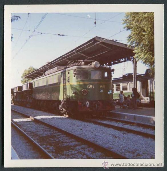 Fotograf&iacute;a antigua: Tren. Ferrocarril. c. 1965