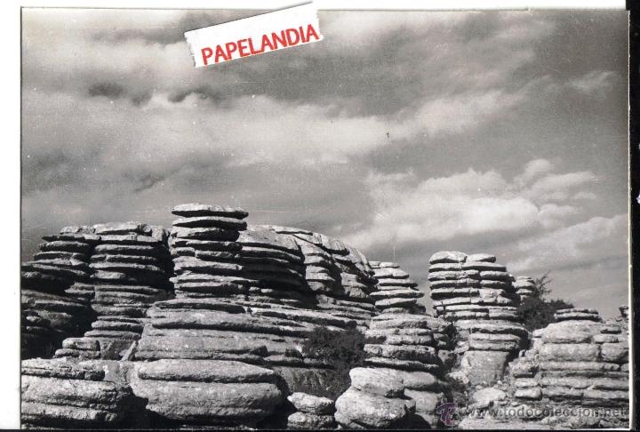 Fotograf&iacute;a antigua: FOTOGRAFIA TORCAL DE ANTEQUERA, MALAGA.