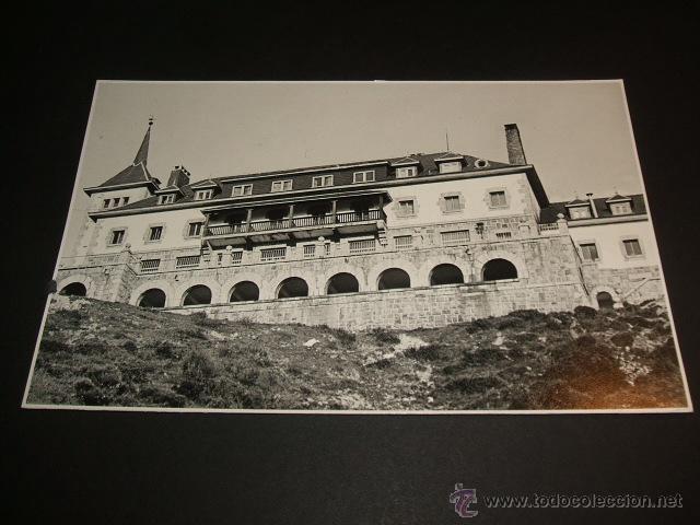 Photographie ancienne: PARADOR NACIONAL DE PAJARES ASTURIAS ANTIGUA FOTOGRAFIA A&Ntilde;OS 50