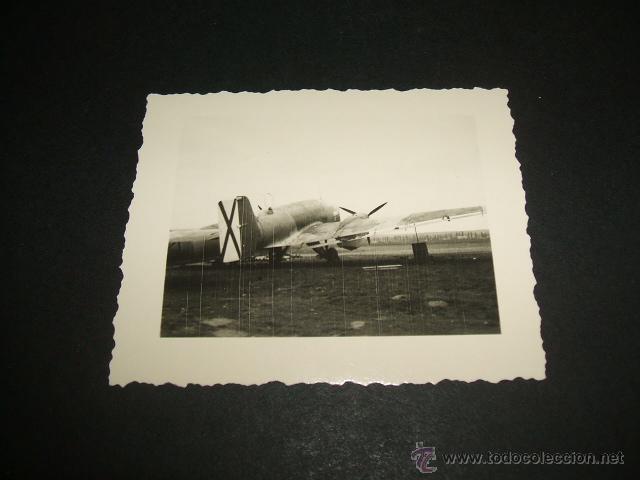 Fotograf&iacute;a antigua: SALAMANCA 1937 CAMPO DE AVIACION GUERRA CIVIL AVION LEGION CONDOR DORNIER 17 BACALAO 27-4 FOTOGRAFI