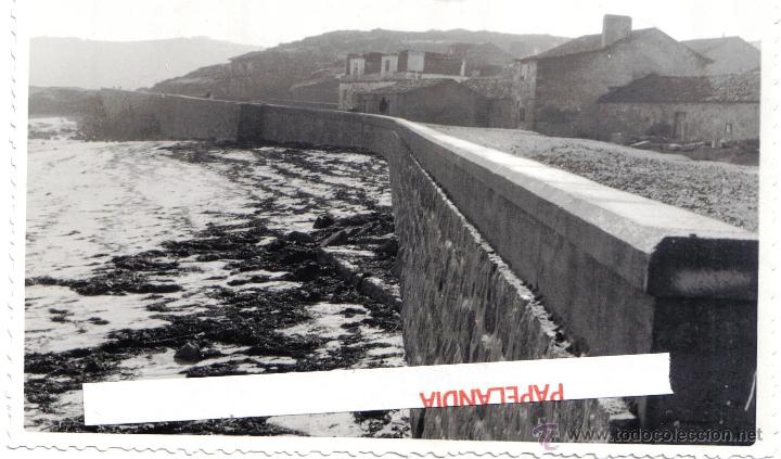 Fotograf&iacute;a antigua: FOTOGRAFIA DE MUGIA, MUXIA(CORU&Ntilde;A) A&Ntilde;OS 50 ENLACE CON LA CARRETERA