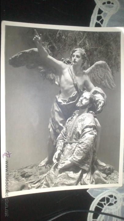 Fotograf&iacute;a antigua: MAGNIFICA Y GRAN FOTO DE LA ORACI&Oacute;N DEL HUERTO DE SALCILLO (MURCIA) ALTA CALIDAD