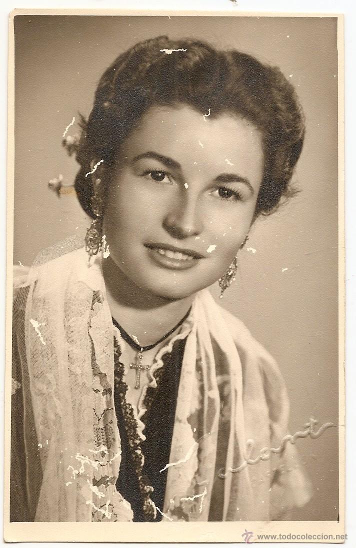 Fotograf&iacute;a antigua: Madrina de Gayata de Castell&oacute;n. Identificada al dorso. Galart fot&oacute;grafo