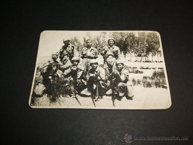 Fotografia antiga: NAVALPERAL DE PINARES AVILA GUERRA CIVIL GRUPO DE SOLDADOS NACIONALES