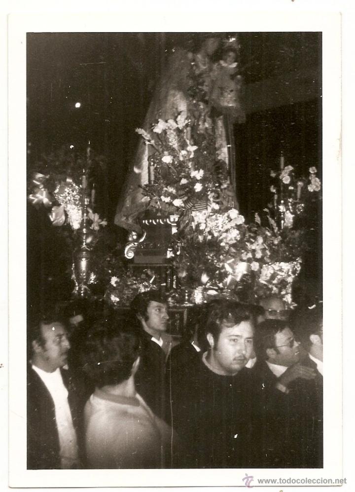 Fotograf&iacute;a antigua: Virgen de Valencia. 1974