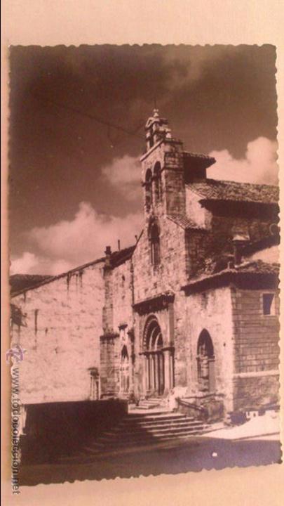 Fotograf&iacute;a antigua: FOTOGRAFIA DE AVILES, ASTURIAS, TAMA&Ntilde;O POSTAL, IGLESIA DE LOS PADRES FRANCISCANOS