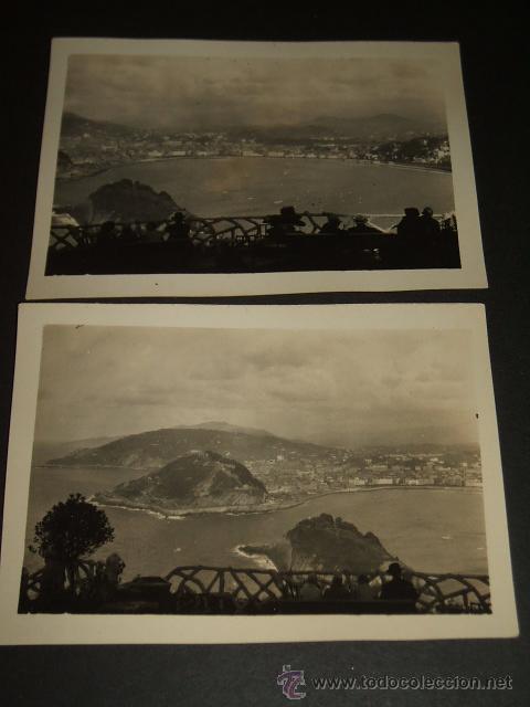 Fotografia antica: SAN SEBASTIAN 2 FOTOGRAFIAS 1927