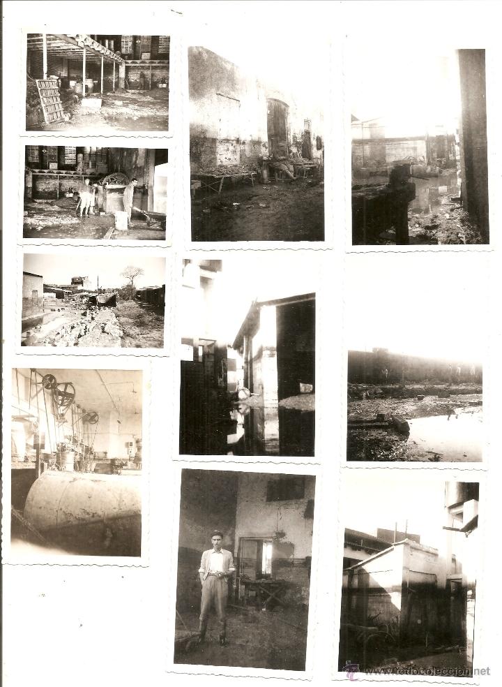 Antique Photography: Riada de Valencia. 1957. Ver foto adicional. Lote de 14 fotos