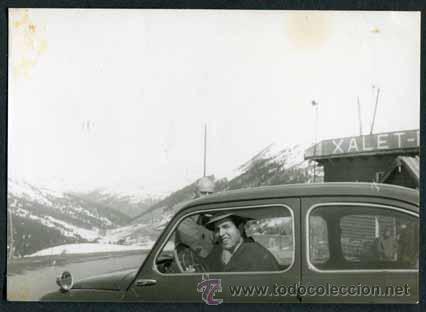 Fotograf&iacute;a antigua: La Molina. Esqu&iacute;. Automovilismo. c. 1968