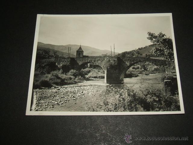 Fotografia antiga: SUNBILLA NAVARRA PUENTE ANTIGUA FOTOGRAFIA A&Ntilde;OS 20