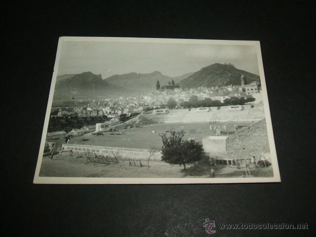 Antique Photography: JAEN VISTA DE LA CIUDAD Y PISTA HIPICA FOTOGRAFIA ANTIGUA