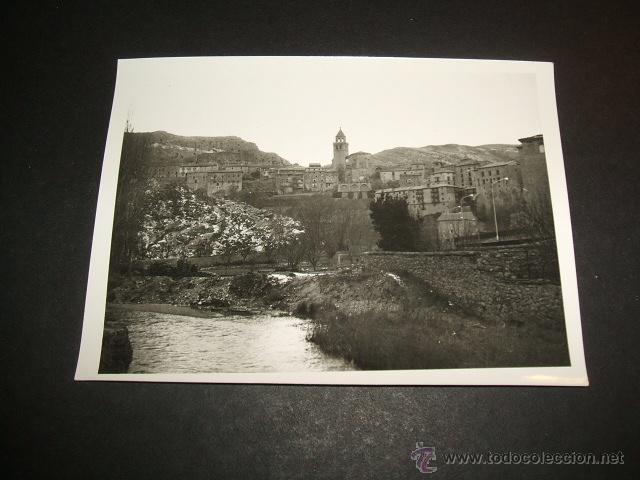 Photographie ancienne: ALBARRACIN TERUEL VISTA FOTOGRAFIA ANTIGUA