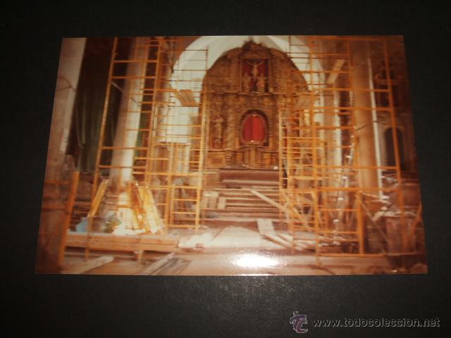 Alte Fotografie: VALVERDE DE LA VERA CACERES RESTAURACION DE LA IGLESIA FOTOGRAFIA