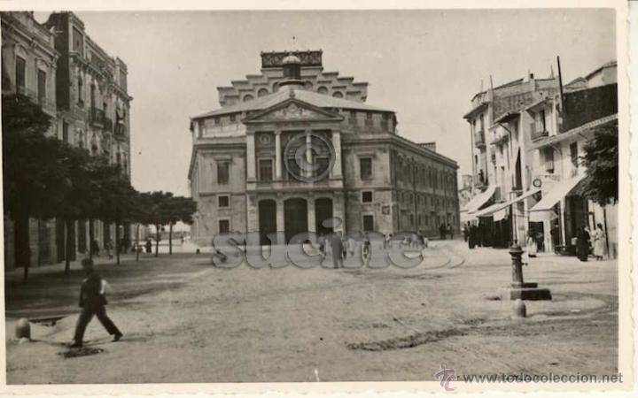 Fotograf&iacute;a antigua: MAGNIFICA POSTAL FOTOGRAFICA ORIGINAL PLAZA DE LAPAZ DE CASTELLON