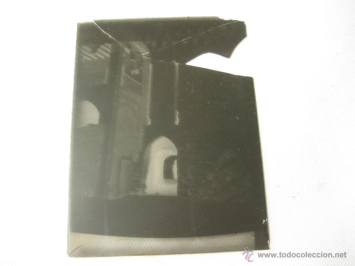 Antique Photography: PLACA DE CRISTAL EN NEGATIVO DE ALGUN CASTILLO O EDIFICACION ESPA&Ntilde;OLA