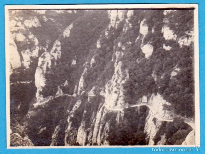 Fotograf&iacute;a antigua: RUTA DE LAS ERMITAS O DE SANT JERONI. MONASTERIO DE MONTSERRAT. A&Ntilde;OS 20-30