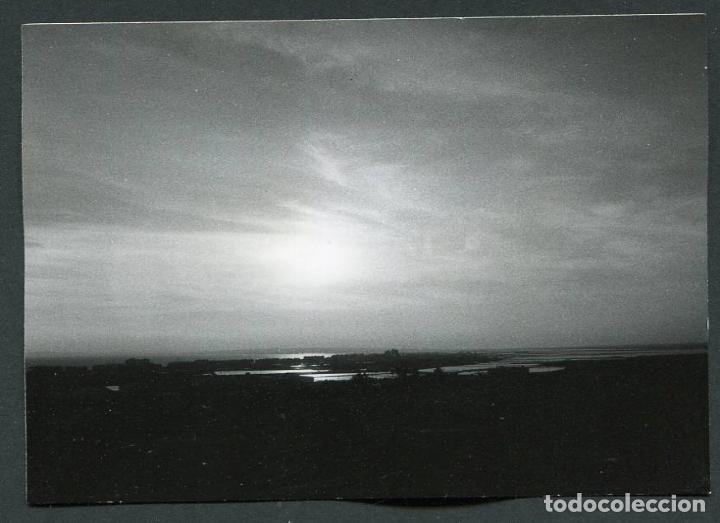 Alte Fotografie: Villajoyosa. Alicante. Atardecer en la costa alicantina. 1972