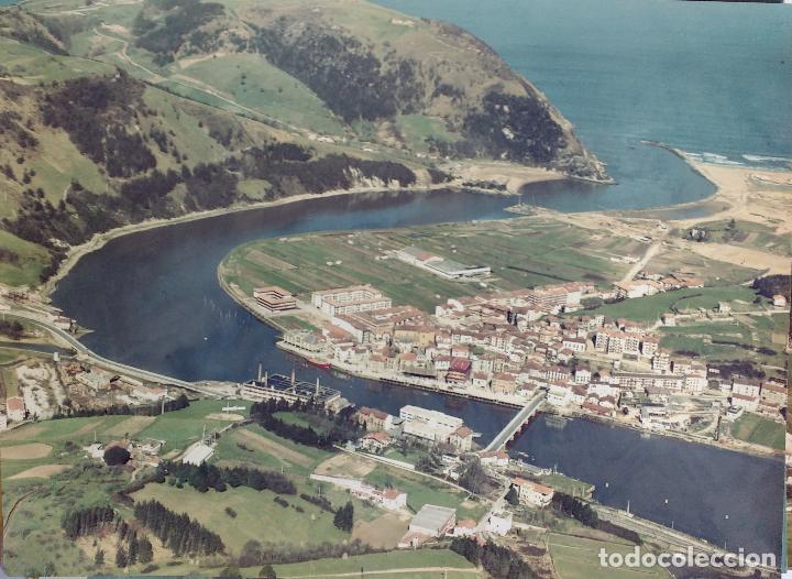 Fotograf&iacute;a antigua: ORIO, GUPIUZCOA, GRAN FOTOGRAFIA, GRUPO DE PUERTOS, PAISAJES ESPA&Ntilde;OLES, ORIO,. 37,5 X 27,5 CM