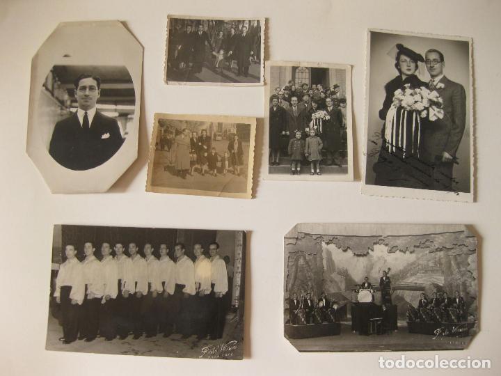 Fotograf&iacute;a antigua: LOTE DE FOTOGRAFIAS DE UNA BANDA DE MUSICA Y ARTISTAS - FOTO VENUS - TANGER