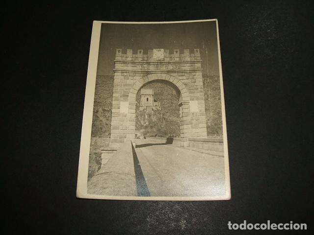 Alte Fotografie: ALCANTARA CACERES DETALLE DEL PUENTE ROMANO ANTIGUA FOTOGRAFIA