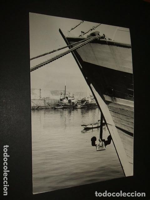 Alte Fotografie: GIJON ASTURIAS BARCOS EN EL MUSEL FOTOGRAFIA POR J. HAUSTMANN