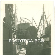 Fotografía antigua: FOTO ORIGINAL BARCO PESQUERO POSIBLEMENTE COMPAÑIA CANOSA AÑOS 30