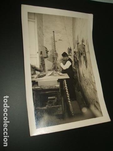 Alte Fotografie: SEVILLA TALLER DE TALLA EN MADERA FOTOGRAFIA COLECCIONES LOTY 10 X 15 CMTS