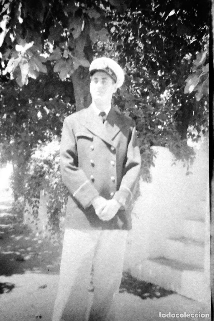 Fotograf&iacute;a antigua: ANTIGUO NEGATIVO DE FOTOGRAF&Iacute;A. HOMBRE UNIFORMADO. CLICH&Eacute;. FOTO ANTIGUA.