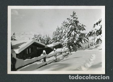 Fotograf&iacute;a antigua: LA MOLINA. Estaci&oacute;n de esqu&iacute;.  Chalet. 2/1950