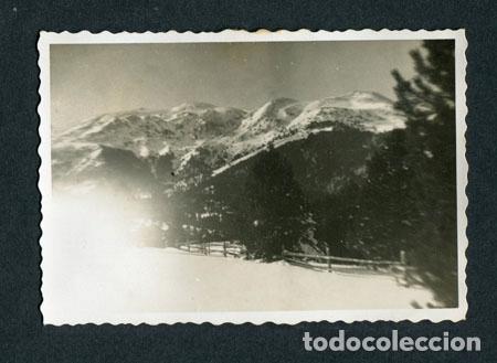 Fotograf&iacute;a antigua: LA MOLINA. Estaci&oacute;n de esqu&iacute;.  Paisaje nevado-1. 2/1950
