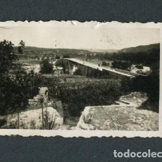 Photographie ancienne: GIRONA. ESPONELLÀ. VISTA. PUENTE. C. 1944. Lote 112286763