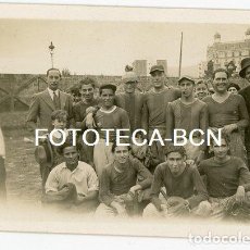 Fotografía antigua: FOTO ORIGINAL EQUIPO DE BEISBOL BASEBALL POSIBLEMENTE CAMPO EN BARCELONA AÑO 1933. Lote 115686415