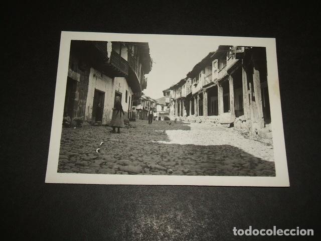 Fotograf&iacute;a antigua: CABEZUELA DEL VALLE CACERES UNA CALLE FOTOGRAFIA SEPTIEMBRE 1931