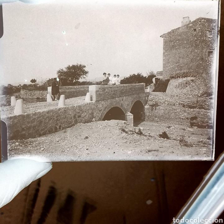 FOTOGRAFÍA ANTIGUA PLACA GELATINO-BROMURO 9 X 12 CM LOCALIDAD A IDENTIFICAR AÑO 1900 (Fotografía Antigua - Gelatinobromuro)