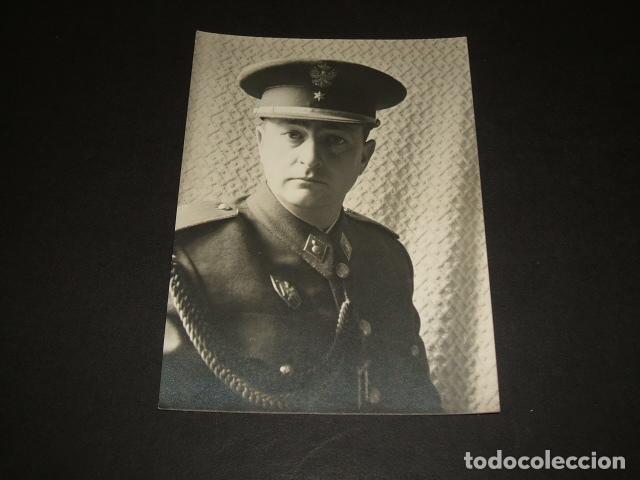 Fotograf&iacute;a antigua: RETRATO DE TENIENTE MILITAR FOTOGRAFIA POR GONZALO RAMIREZ 7,5 X 10,5 CMTS