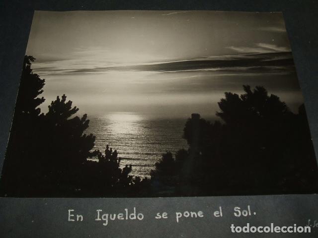 Alte Fotografie: SAN SEBASTIAN ATARDECER EN IGUELDO FOTOGRAFIA 1957 POR GONZALO RAMIREZ 18 X 24 CMTS