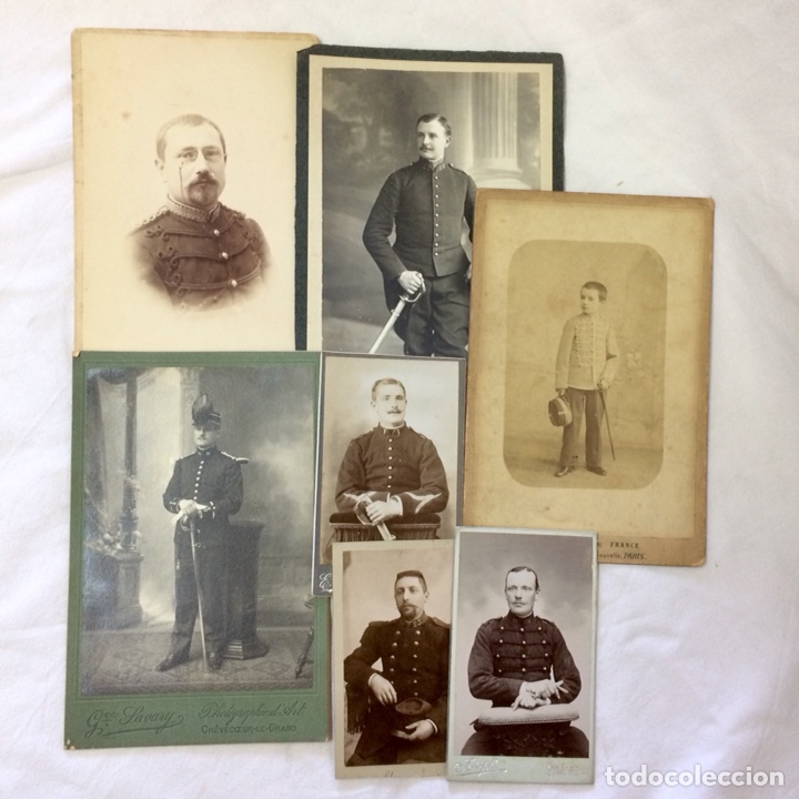 Fotograf&iacute;a antigua: LOTE 7 FOTOGRAFIAS ANTIGUAS MILITARES FRANCIA S XIX MILITAR EJERCITO